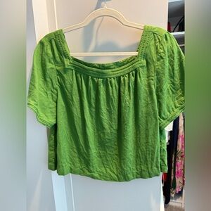 JCrew Linen Square Neck Women's Top